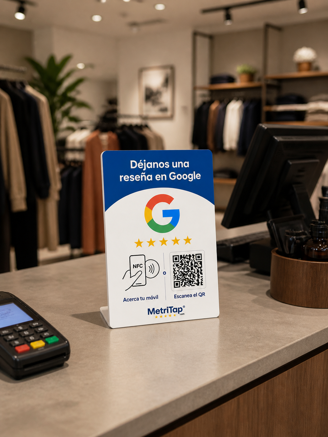 Expositor Reseñas Google - "Más reseñas en Google, más clientes en tu puerta"